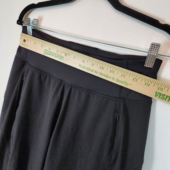Athleta Distance Jogger Pants Activewear Black No Dig Waistband High Rise MEDIUM - Picture 11 of 13